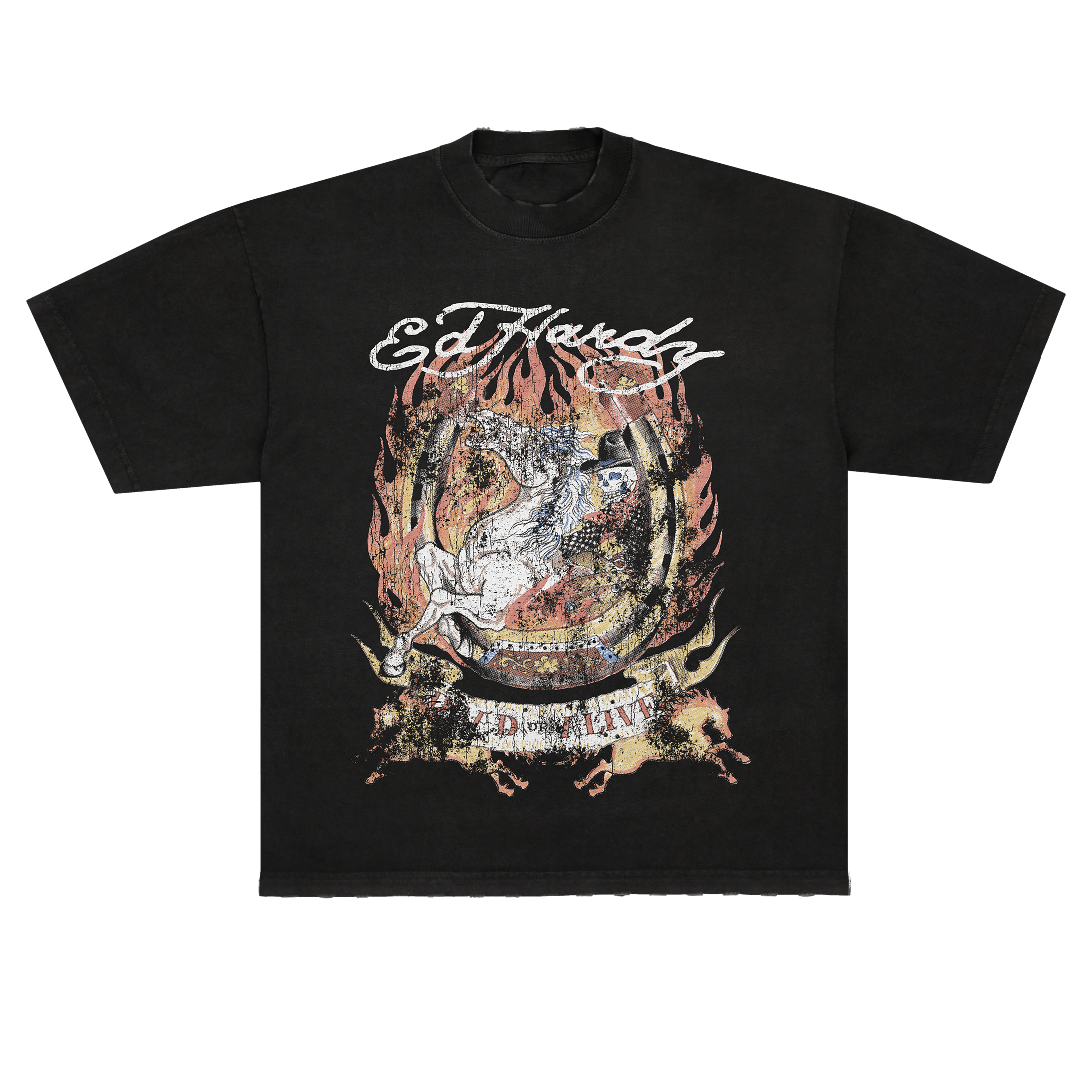 Ed Hardy x Matuê "Horse" Camiseta