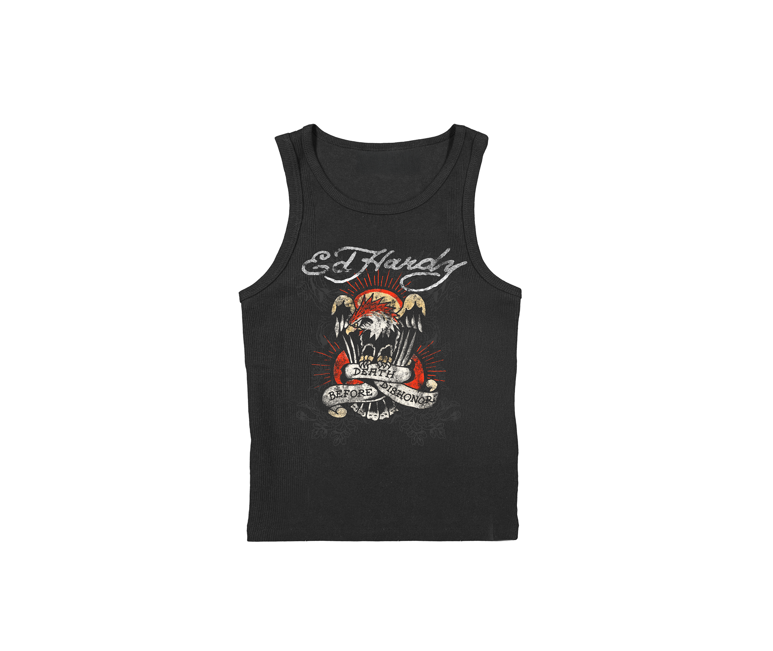 Ed Hardy x Matuê "Death Before Dishonor" Regata Masculina